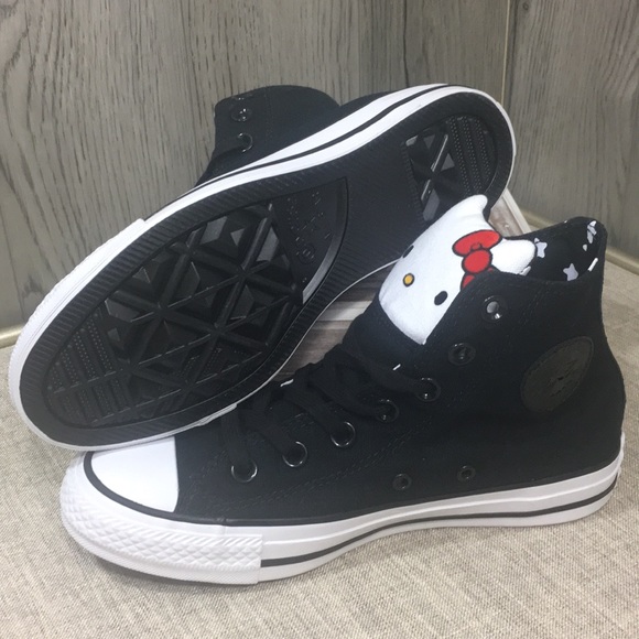 Converse CTAS Hi black/fiery red/white - Picture 7 of 8